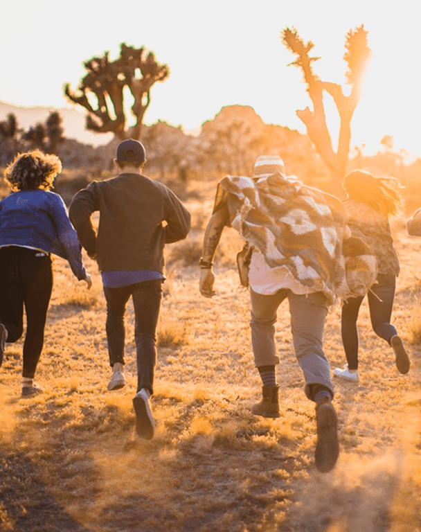 people running